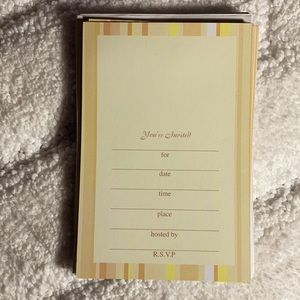19-pk of invitation cards